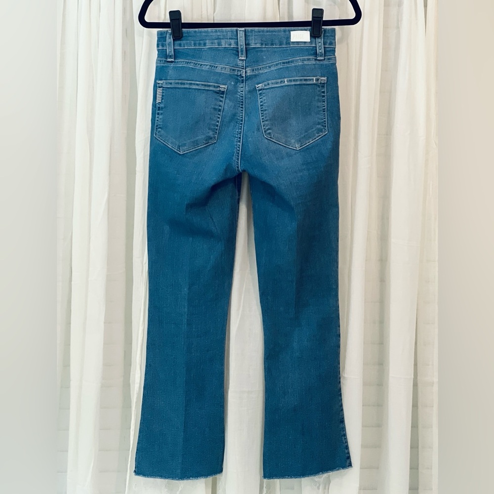 PAIGE Rory Raw Hem Crop Flare Jeans